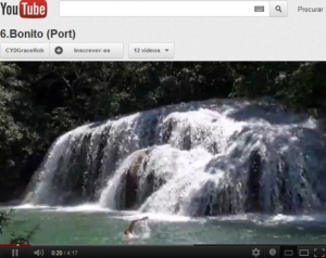Vídeo divulga as cachoeiras da Mimosa