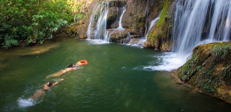 Banho de cachoeira em Bonito? Só se for em segurança!