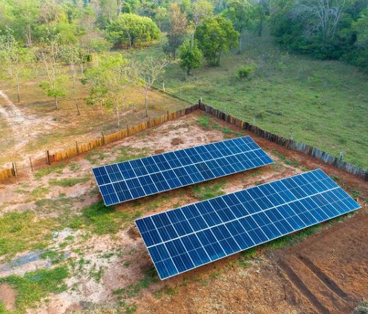 Uso de energia solar na Estância Mimosa e Recanto Ecológico Rio da Prata