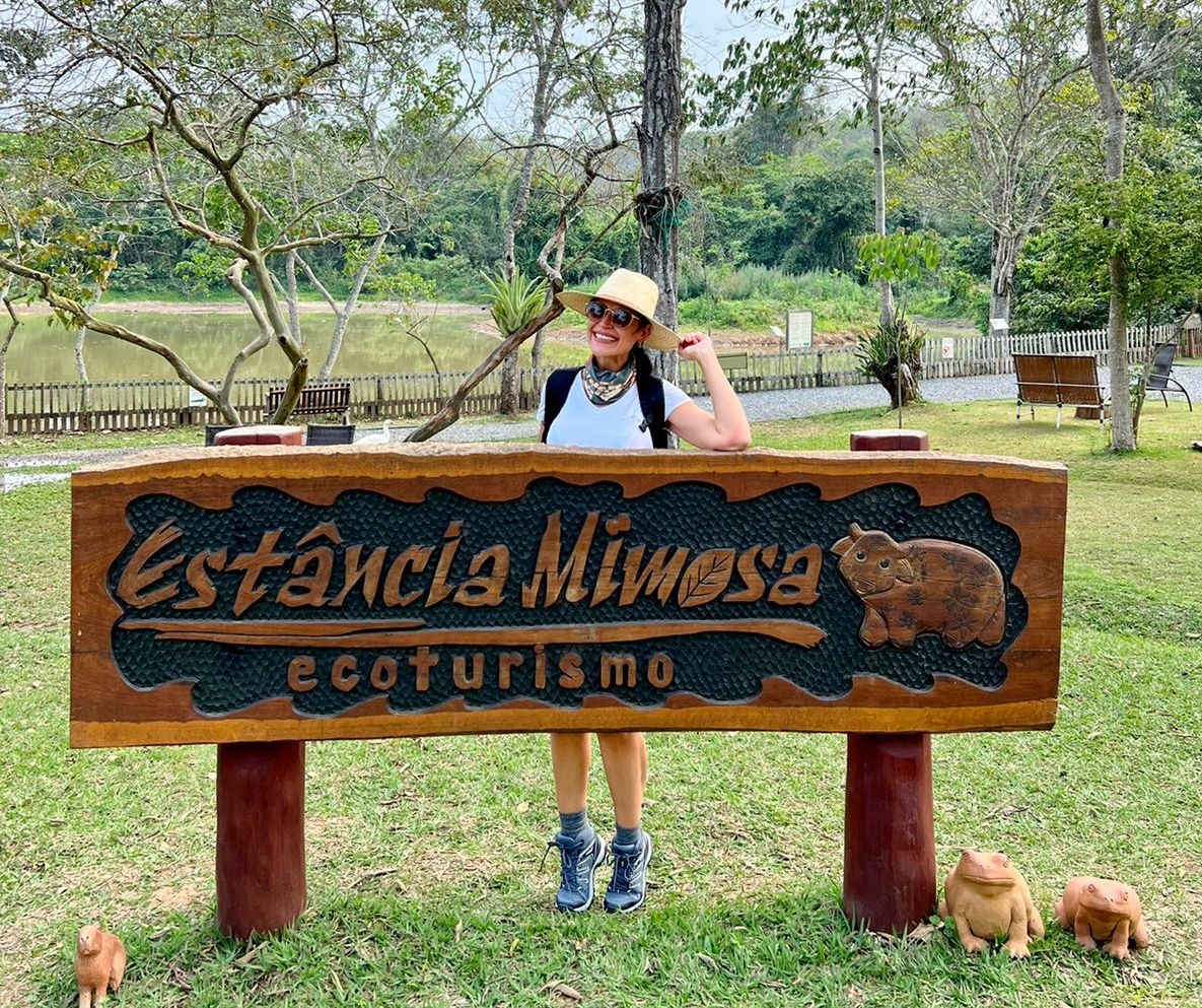 Apresentadora Patty Leone visita a Estância Mimosa