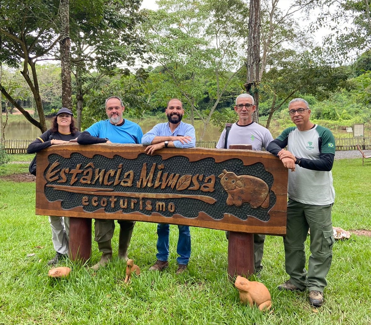 Pesquisadores do CECAV e ICMBio realizam visita técnica na Estância Mimosa