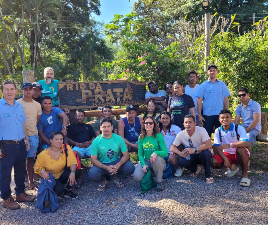 Participantes da visita técnica do Inspira Ecoturismo conhecem o Recanto Ecológico Rio da Prata.