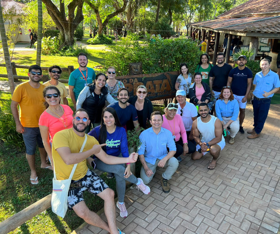 Participantes da visita técnica do Inspira Ecoturismo conhecem o Recanto Ecológico Rio da Prata.