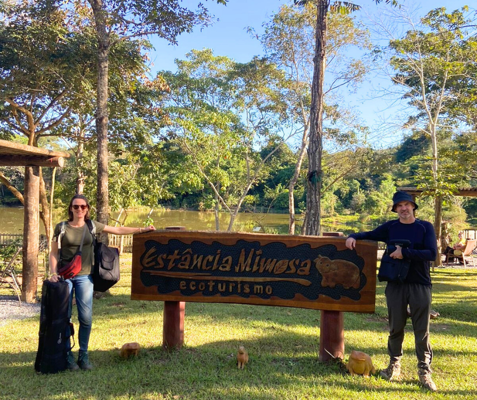 Estância Mimosa encanta correspondentes da TV Francesa com suas belezas naturais