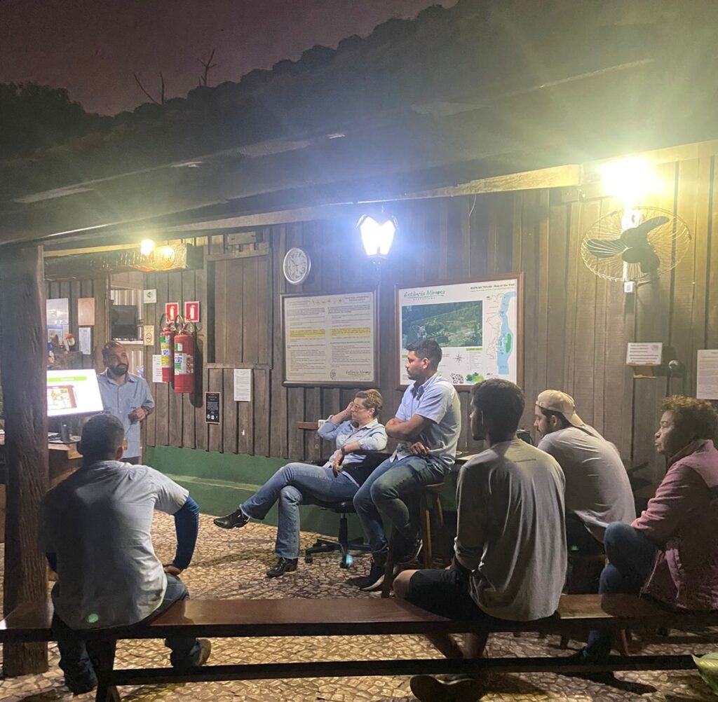 Treinamento interno sobre o SGS com os colaboradores da Estância Mimosa.