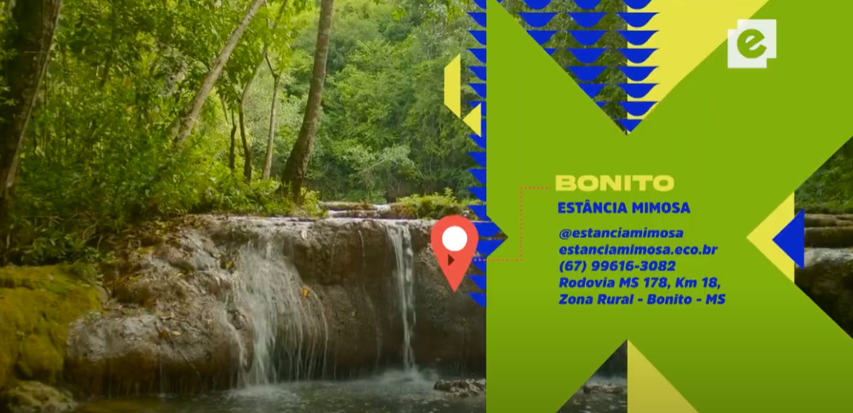 TVE mostra Estância Mimosa no Programa Expedição Bonito MS