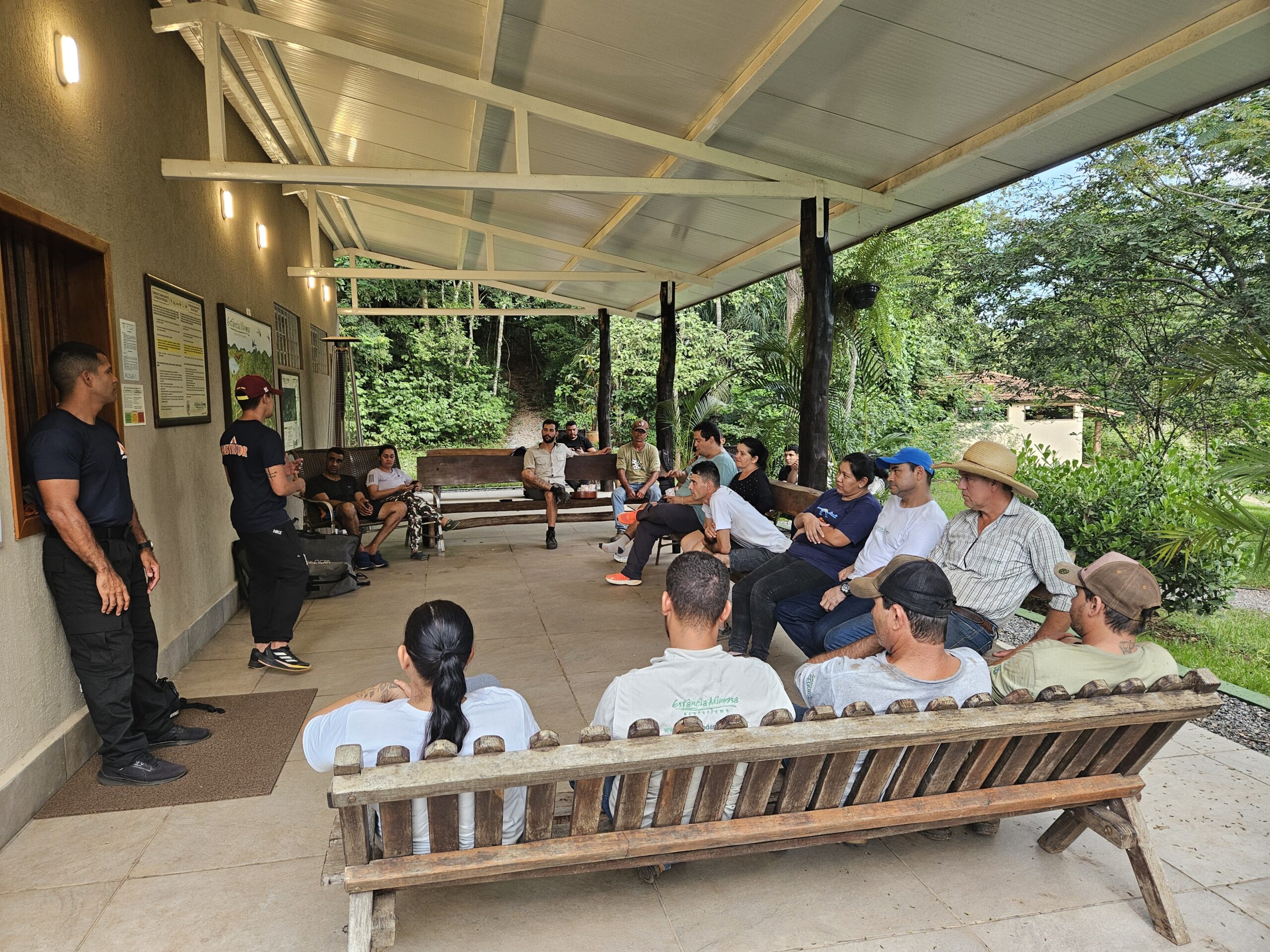 Estância Mimosa realiza curso de primeiros socorros, salvamento aquático e brigada de incêndio